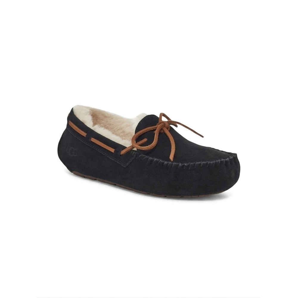 NEW UGG women's dakota moccasin slip-on shoes in black